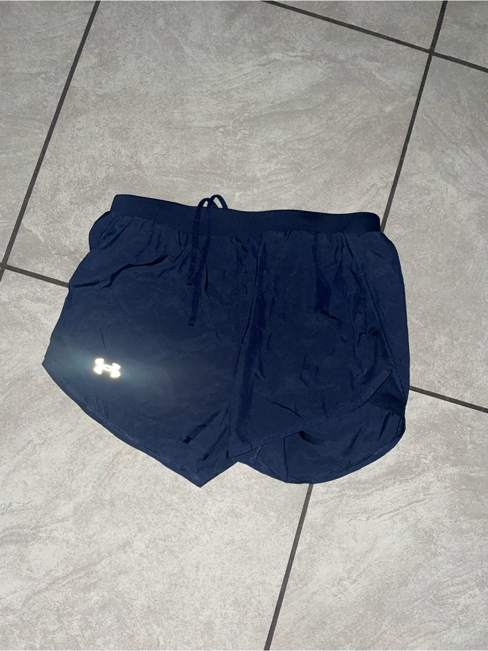 Under Armour Women's Navy Athletic Running Shorts